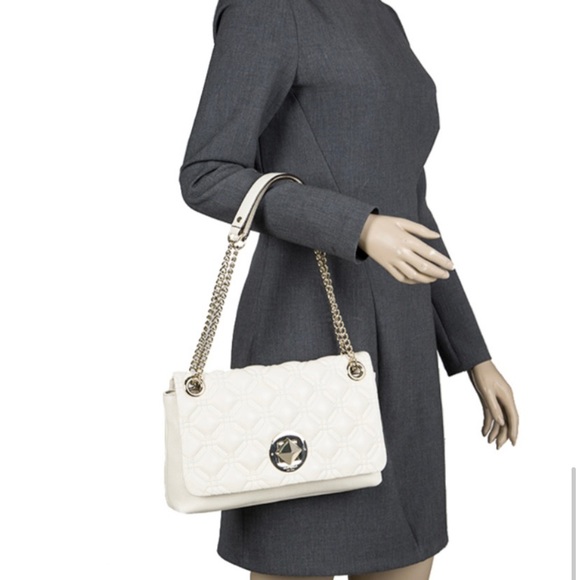 Kate Spade Cream Quilted Leather Astor Court Cynthia Shoulder Bag - Picture 4 of 4